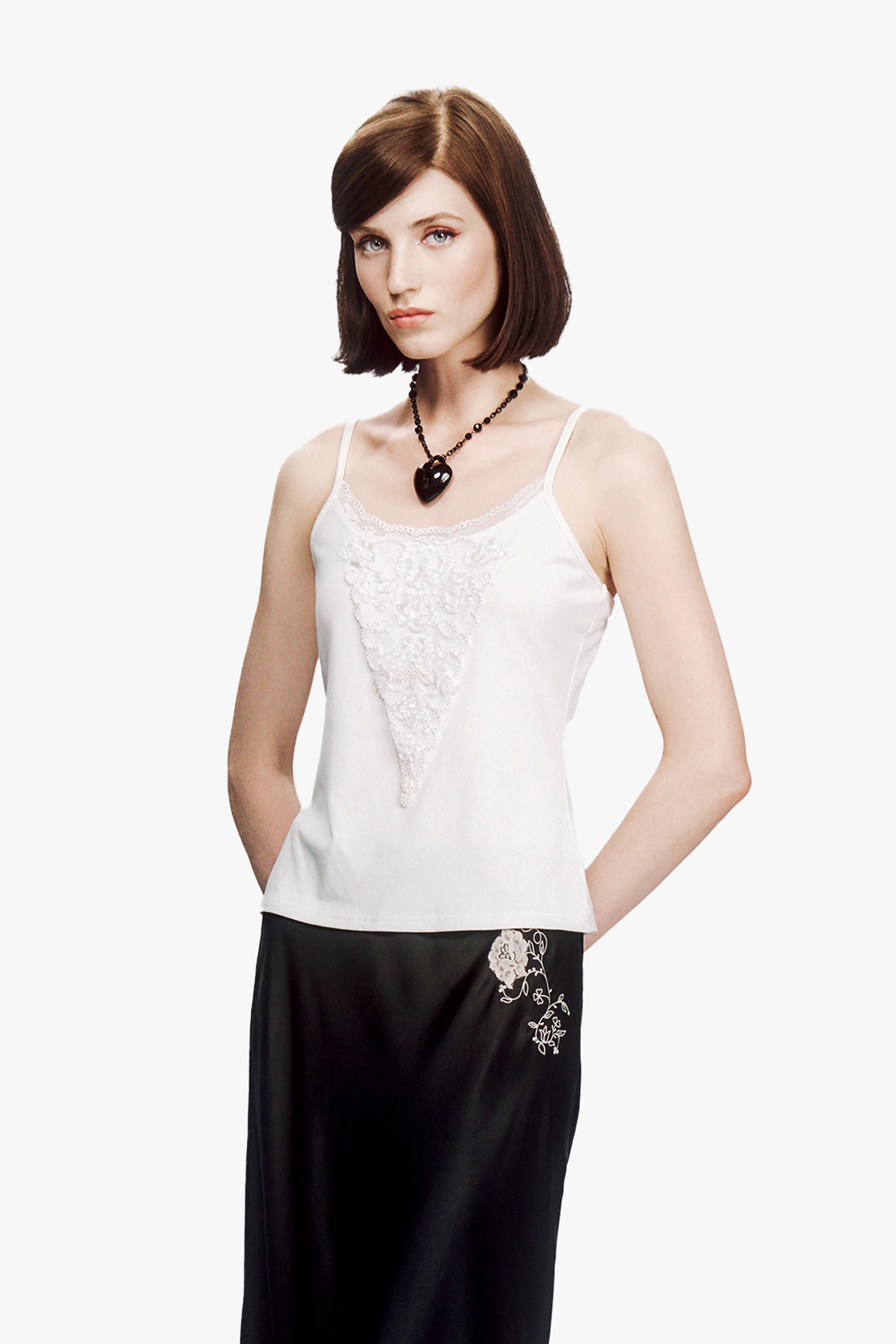 Deco Camisole - White - Image 3