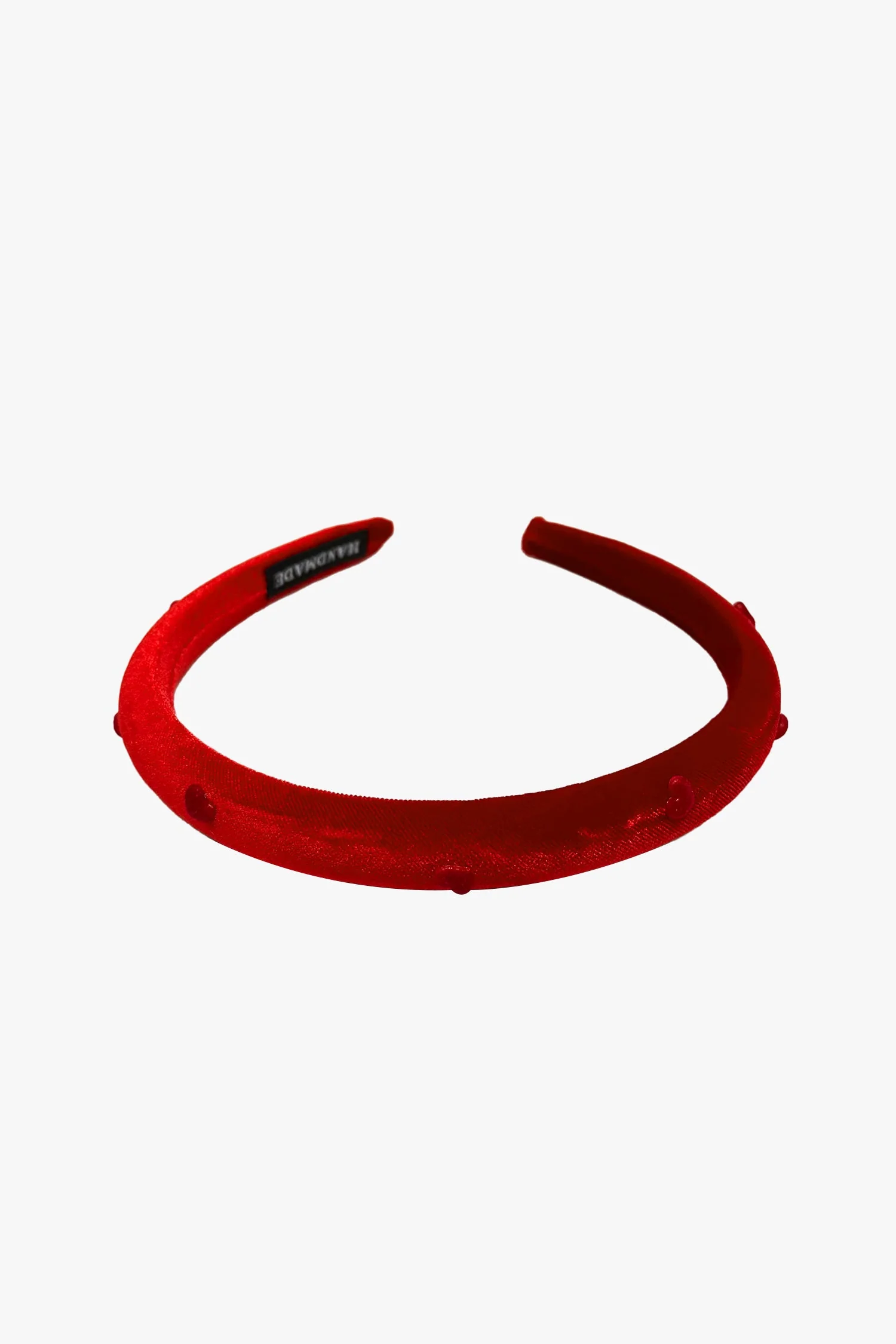 Heartfelt Velvet Headband - Red - Image 2