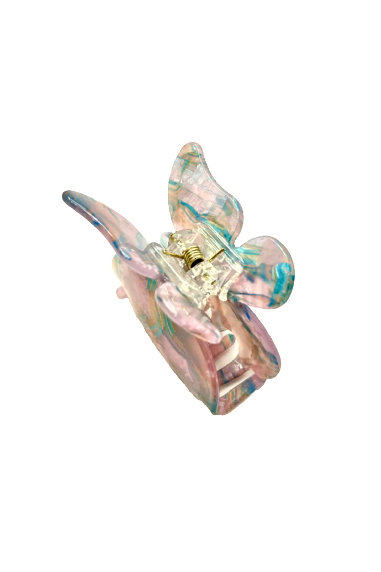 Medium Gemstone Butterfly Jaw Clip - Lilac