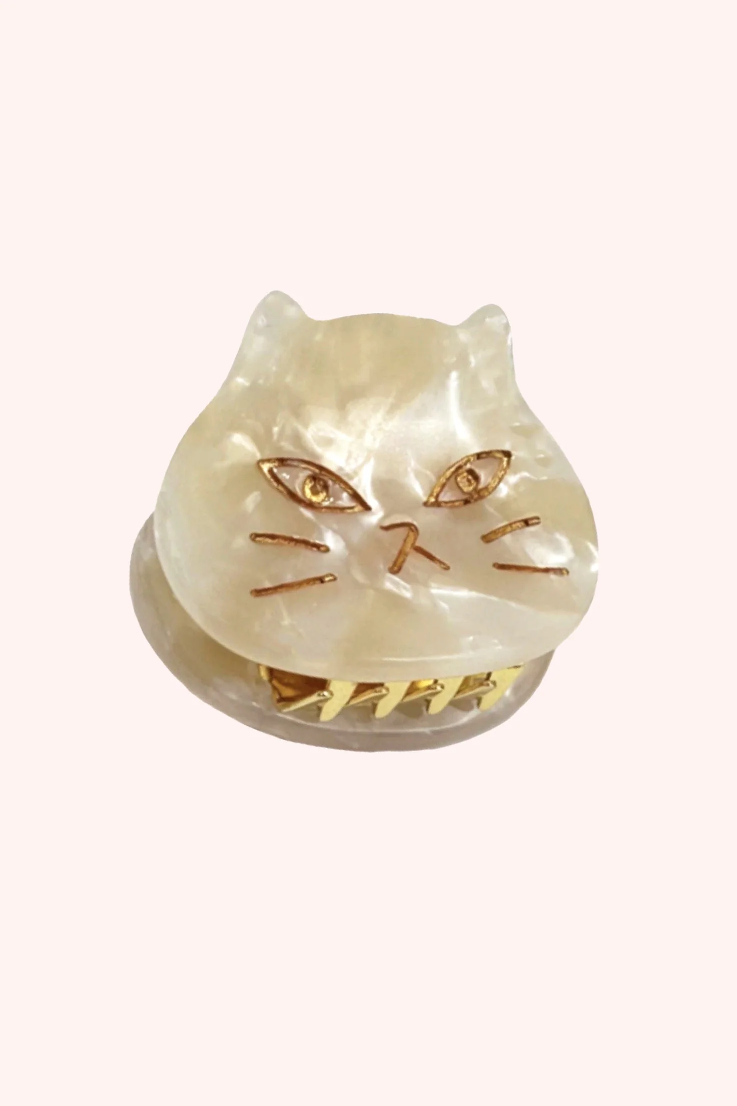 The Cat's Meow Jaw Clip Pair Ivory - Image 2